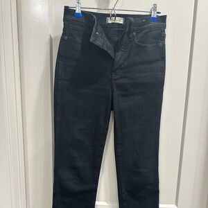 Madewell Black Jeans Women's size 26 "Stovepipe" Jeans